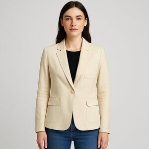 Brooks Brothers Petite Fit‎ Linen Blazer